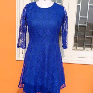 Blue LACE DRESS