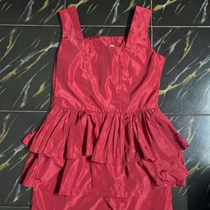 Red Party Wear Dress