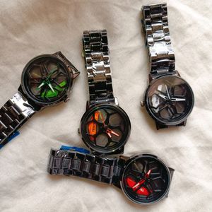 ROTATING GYRO WHEEL WATCH