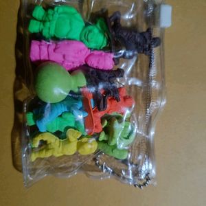 Cartoons Erasers Best For Erasing Things And Playi