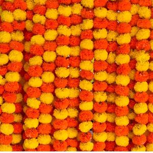 Diwali Decoration Marigold Garland Toran