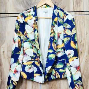 Floral Design Coat Size-34