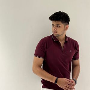 Brand New Polo Neck Cotton Tshirt For Men