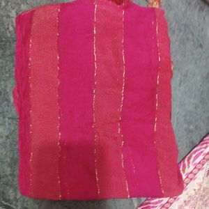 Pink Kurta With Beautiful Print