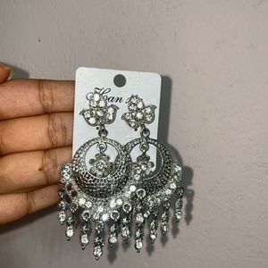 Silver Traditional Earrings