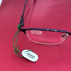 Semi Rimless Frame With Violate Coloured Metal