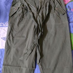 OLIVE TROUSERS