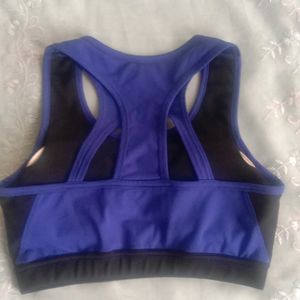 Blue n black active wear