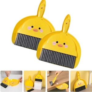 Attractive Dustbins  Mini Dustpan and Broom Set