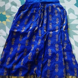 Kanchi Pattu Pavada With Blouse