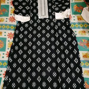 Kurti Black Handstiched ✅🌸