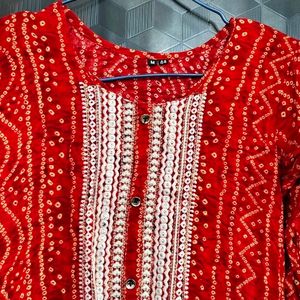 Pretty Red Kurti