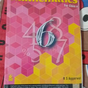 Maths Book By RS Agarwal (Class 6)