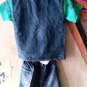 New Denim Suit For Boy Kids