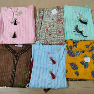 Combo Pack 6 Kurta Set