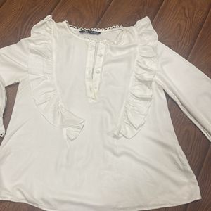 Zara Top With Lace