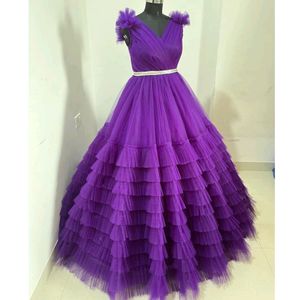 Ruffle Gown 💜 Free HairAccessories 🥰