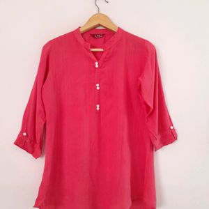 Pink Casual Top (Women's)