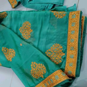 Bridal (2) Heavy Saree With Blouse