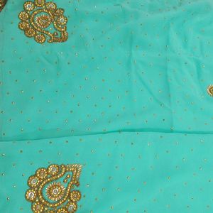 Light Green Colour Saree