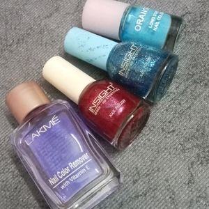 Nail Polish With Nailpolish Remover