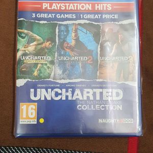 Uncharted Collection New Ps4 Ps5 3 Games In 1 Disc