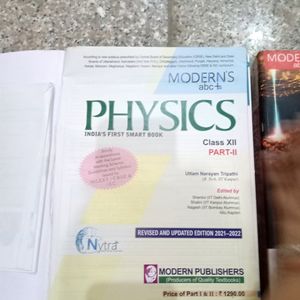 Physics Book Class12 Part 1&2 CBSC English