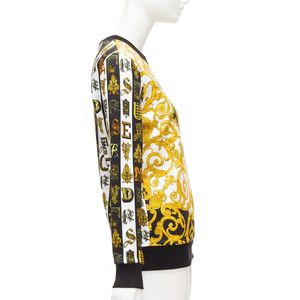 VERSACE mixed archive Barocco print cotton Sweater