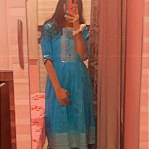 Blue Kurta Sett