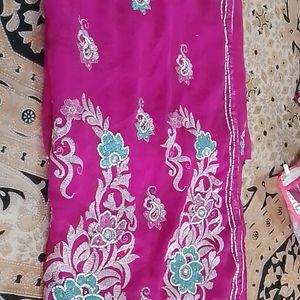 Rani Colours Saree With Bouse Size 32