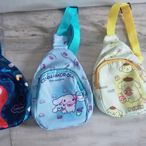 Sanrio Crossbody Bags Ech 160/- 🆕