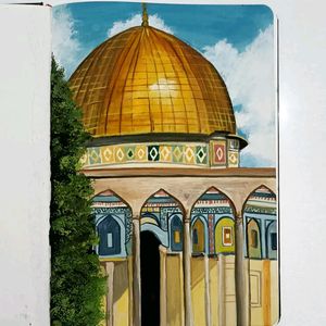 Dome Of The Rock Painting Made For Home Decor