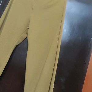 Khaki High Waist Trouser Pant For 34 Size