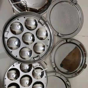 Stainless Steel Idli Maker ( 5 Plates, 14 Idl)