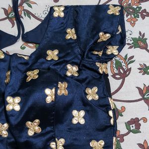 Navy Blue Lehenga Choli