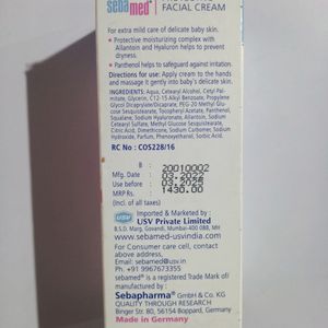 Sebamed Baby Facial Cream