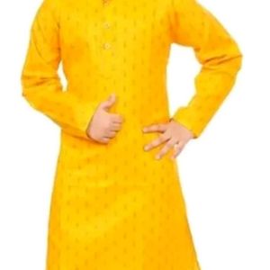 Yellow Kurta For Kids