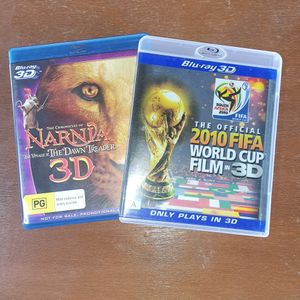 Blue-Ray 3D DVD ( Narnia & Fifa World Cup Movie )