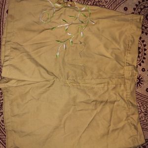 Cotton Breathable Shorts For Summer Wear