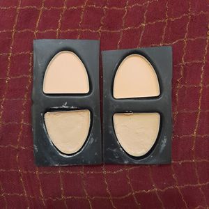 Pair Of 2 Peice Foundation And Compact Powder