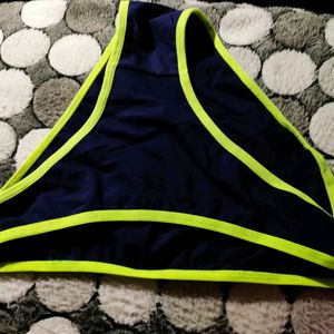 Neon Border Black Panty