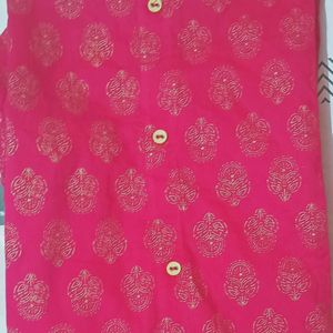 Trendy Rose Colour Kurti For Women