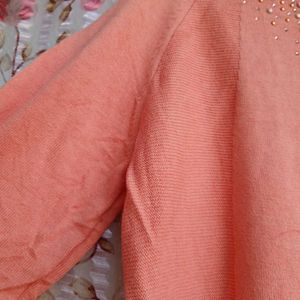 Coral 🪸 Fullsleeve Cardigan Top