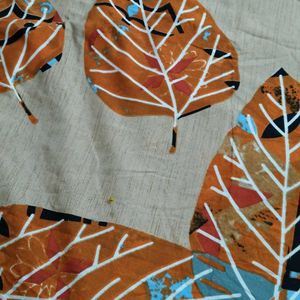 Leaf Print Single Bedsheet