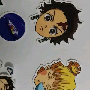 Demon Slayer Stickers 5 + 1