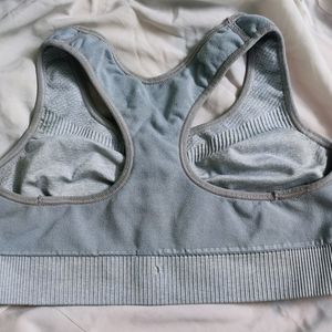 Grey Sports Bra