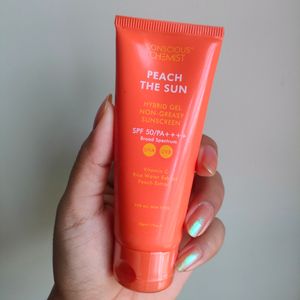 Concious Chemist Peach Sunscreen