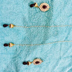 Best Quality Beautiful Earrings With Hanging Jhumk