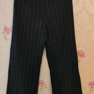 Pinstripe Flared Pants