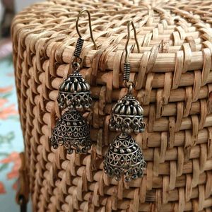 German Silver Jhumkas